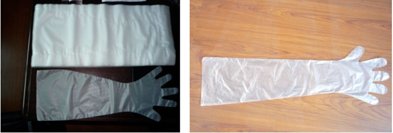 Máy Găng tay Sản khoa Dùng một lần cho Động vật